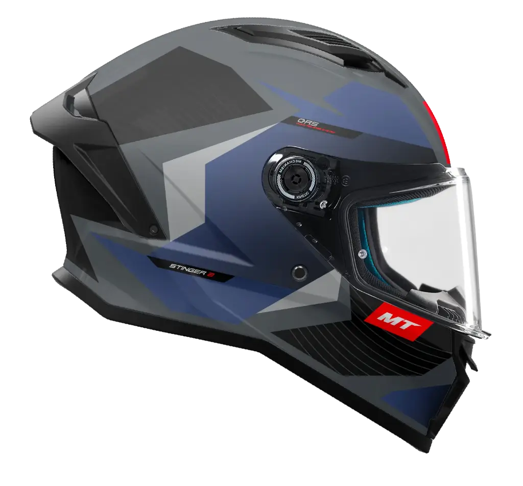 CASCO MT FF126 STINGER 2 RACLETTE C7 NEGRO AZUL MATE