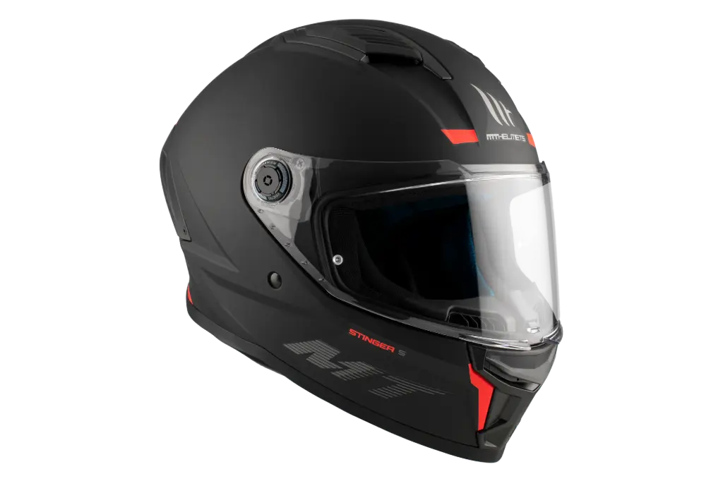 CASCO MT FF126 STINGER 2 SOLIDO A1 NEGRO MATE