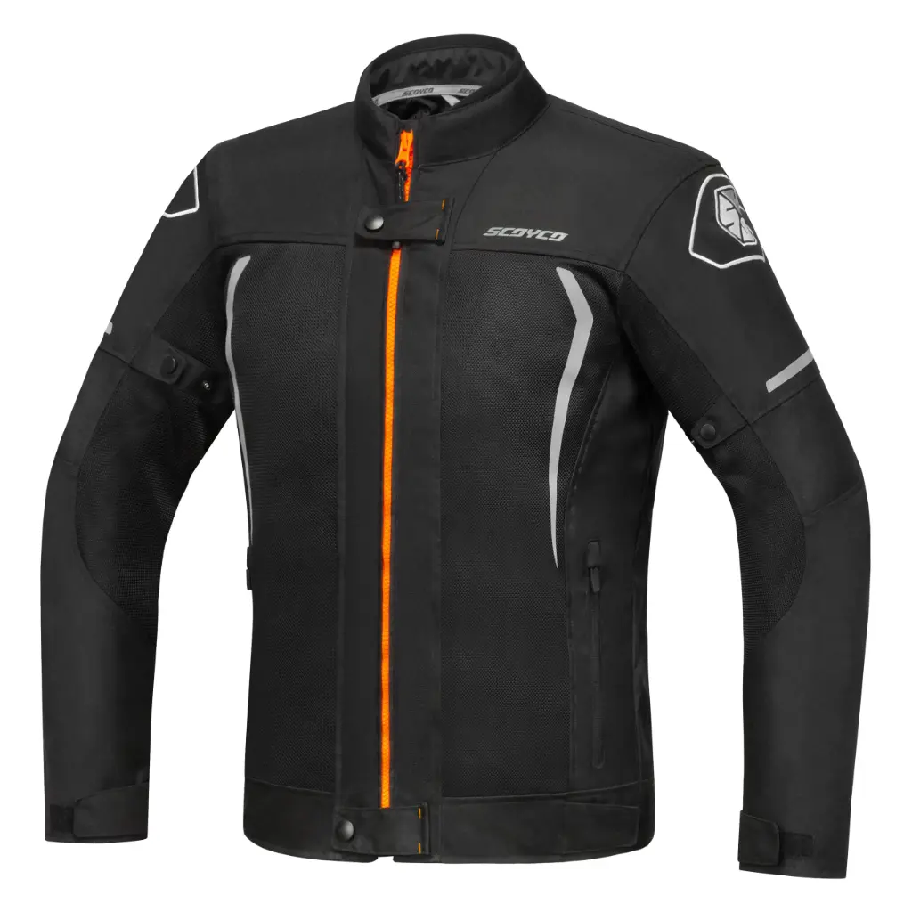 [1301008403] Chaqueta Motociclista protectora Scoyco JK158 (M, Negro con Naranja)