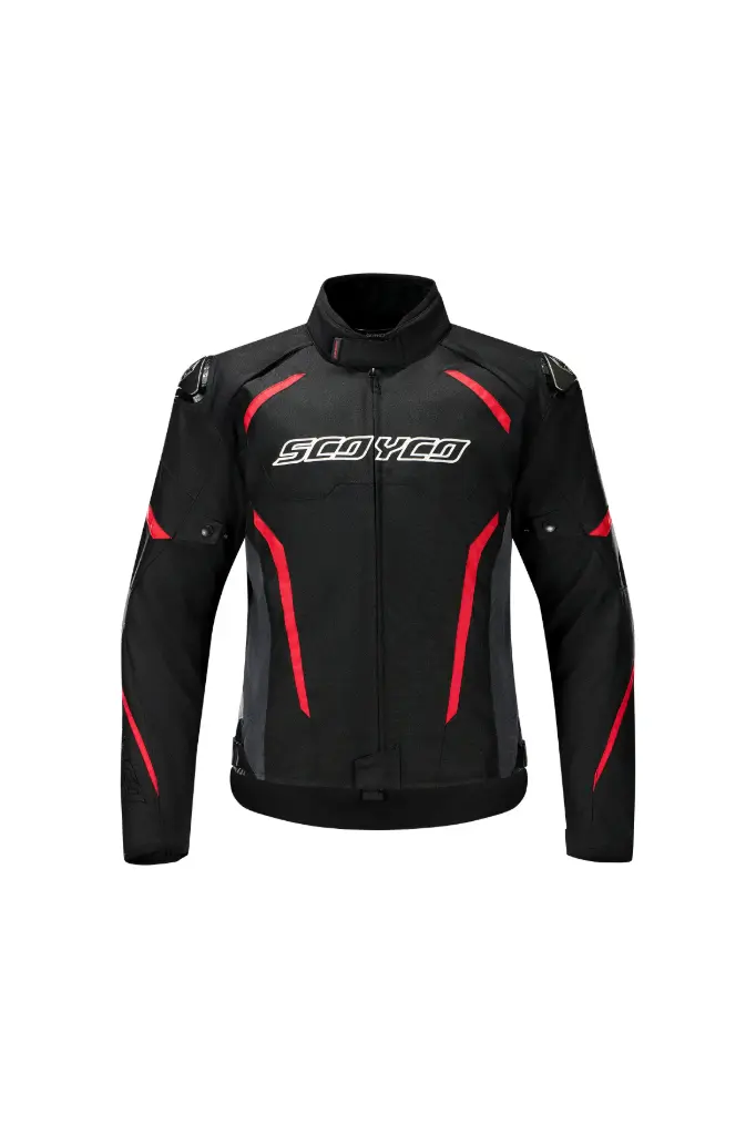 [1301014703] Chaqueta de moto Scoyco JK1217 (M, Negro con Rojo)