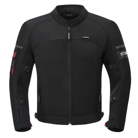 [1301019503] Chaqueta de motociclista protector de nivel CE Coolness de primavera y verano - JK328 (M)