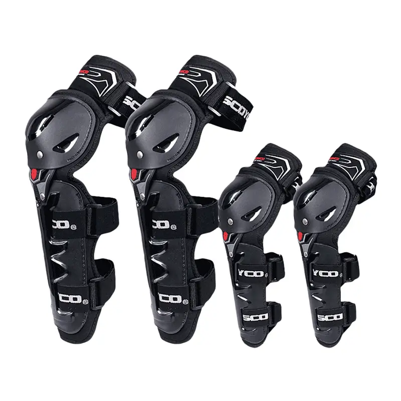 [1705000103] Kit de cuatro piezas de protección de Rodilleras y Coderas de alta estética K11H11-2  Scoyco