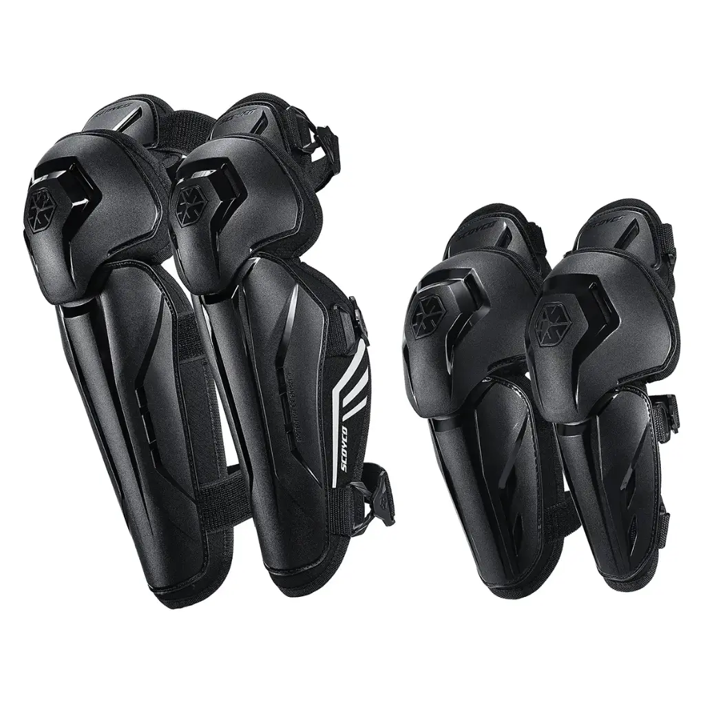 [1705002803] Kit de protección de Rodilleras y Coderas para motocicleta de alta resistencia de alta protección de alto peso-K57H57 (M)