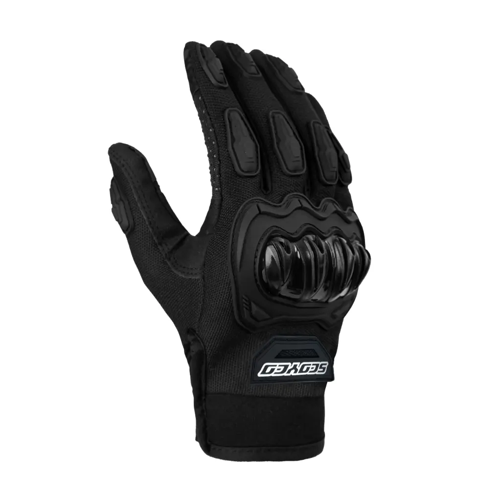 [1601010103] Guantes de moto para viajeros de primavera/verano - MC238 (S, Negro)