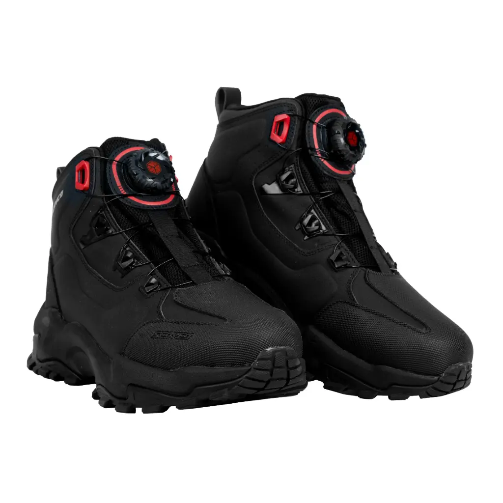 [1804005203] Zapatillas de motociclista resistentes al agua para todas las estaciones - MT106 (40, Negro)