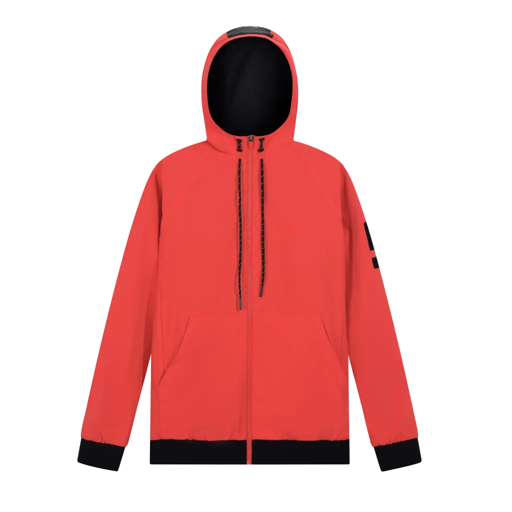 Chaqueta impermeable all season Cortavientos con protector hombreras y coderas  con capucha 4 estaciones  ST04-2