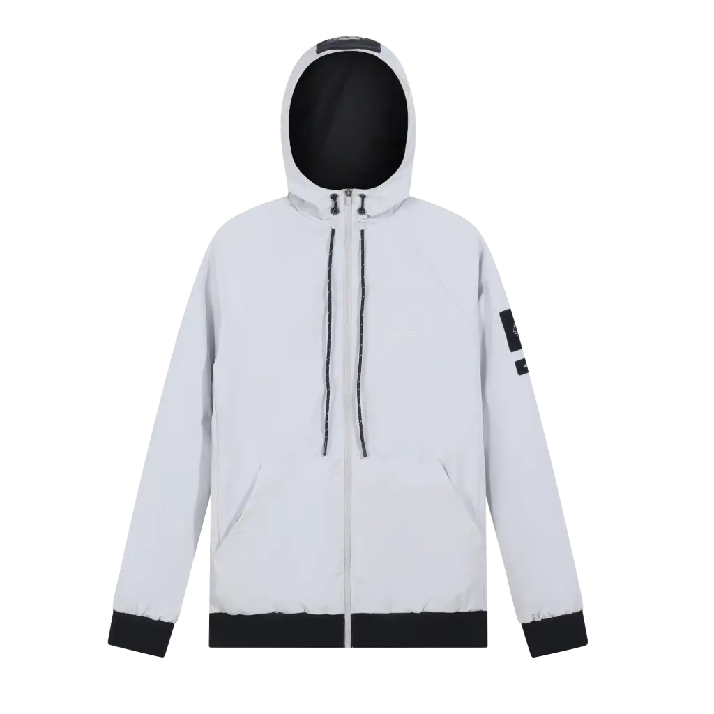 Chaqueta impermeable all season Cortavientos con protector hombreras y coderas  con capucha 4 estaciones  ST04-2