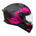 CASCO MT FF126 STINGER 2 RACLETTE B8 NEGRO FUCSIA BRILLO